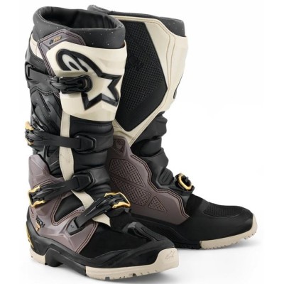 Cizme motocross / enduro ALPINESTARS Tech 7 Enduro Drystar – Black / Gray / Gold