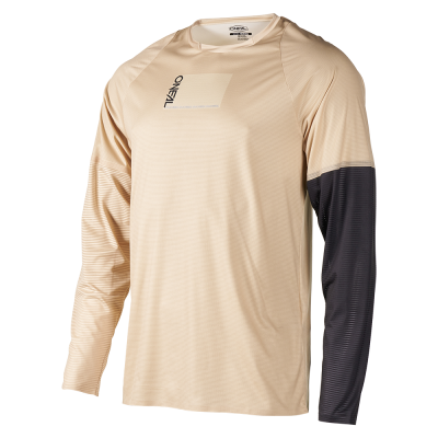 Bluza ciclism O'NEAL ELEMENT FR PLAIN SAND/BLACK Bluza ciclism O'NEAL ELEMENT FR PLAIN SAND/BLACK