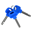 Încuiere cablu blindat OXFORD Barrier - 1.4m x 25mm thumb
