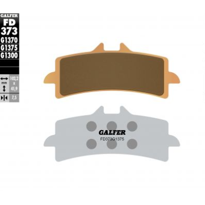 Placute frana fata Galfer SINTERED RACING COMPOUND FD373G1375R Placute frana fata Galfer SINTERED RACING COMPOUND FD373G1375R