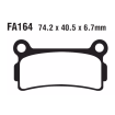 Placute frana EBC SINT R SERIES FA164R Placute frana EBC SINT R SERIES FA164R thumb