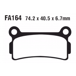 Placute frana  EBC SINT R SERIES FA164R