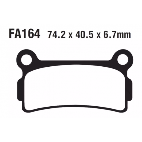 Placute frana EBC SINT R SERIES FA164R Placute frana EBC SINT R SERIES FA164R