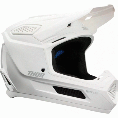 Casca motocross  THOR FLEET WHITEOUT GLOSS