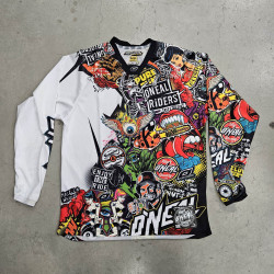 Bluza motocross  O'NEAL MAYHEM CRANK MULTI - defect 