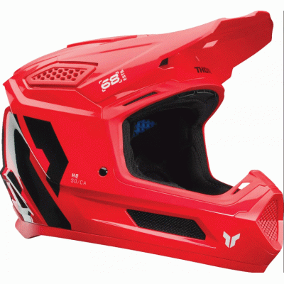 Casca motocross  THOR FLEET FORGE RED