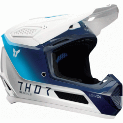 Casca motocross THOR FLEET STORM WHITE/NAVY