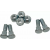 Set știfturi și piulițe pentru jante  MOOSE RACING WHEEL STUD/NUT KIT MSE thumb