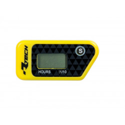 Ceas moto  RACETECH Yellow