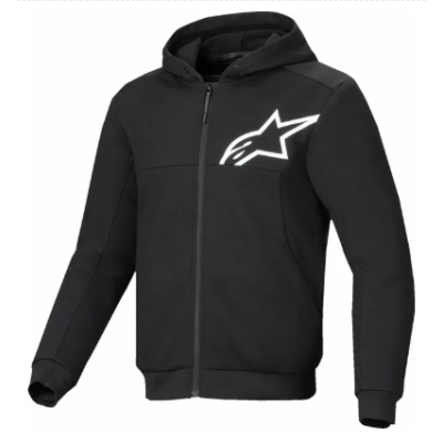 Hanorac moto  ALPINESTARS CHROME V2 BLK/WHT