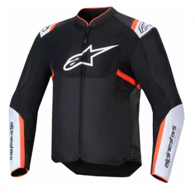 Geacă moto din textil  ALPINESTARS T-SPS AIR V2 BLK/WHT/RED FLUO