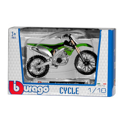 Motocicletă jucărie KAWASAKI CROSS 1:18
