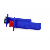 Manșoane moto  RACETECH Lock On Blue