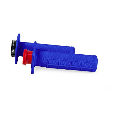 Manșoane moto  RACETECH Lock On Blue