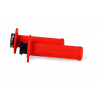 Mansoane moto  RACETECH Lock On Neon Red