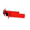 Mansoane moto  RACETECH Lock On Neon Red thumb