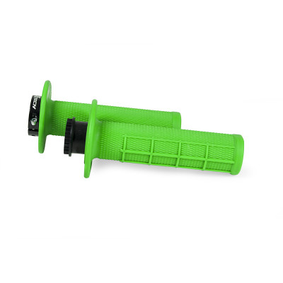Manșoane moto RACETECH Lock On Neon Green