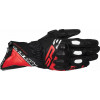 Manusi moto de piele ALPINESTARS SP-3 BLK/BRT RD/WHT