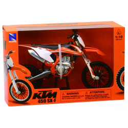 Motocicletă jucărie NEW-RAY KTM 450 SX-F 1:10 Motocicletă jucărie NEW-RAY KTM 450 SX-F 1:10
