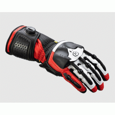 Manusi moto de piele KNOX Handroid MK5 RED 