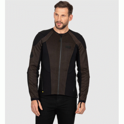 Geacă de vară pentru ciclism  KNOX URBANE PRO® MK3 BROWN