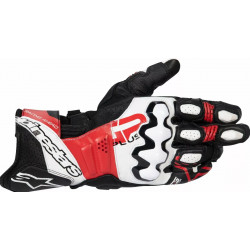 Manusi moto din piele ALPINESTARS GP+ R V3 LTHR BK/WT/BRT RD Manusi moto din piele ALPINESTARS GP+ R V3 LTHR BK/WT/BRT RD