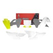 Kit plastice RACETECH HUSQVARNA FS 450 White/Grey Kit plastice RACETECH HUSQVARNA FS 450 White/Grey thumb