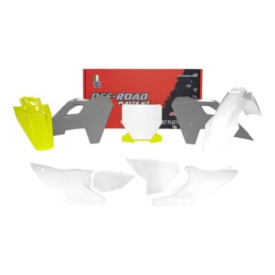 Kit plastice  RACETECH HUSQVARNA FS 450 White/Grey