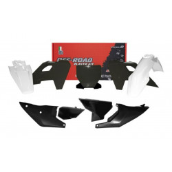 Kit plastice RACETECH HUSQVARNA FS 450 Black/White