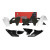 Kit plastice RACETECH HUSQVARNA FS 450 Black/White Kit plastice RACETECH HUSQVARNA FS 450 Black/White thumb