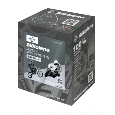 Ulei moto SILKOLENE SUPER 4 20W50 4L