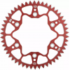 Pinion spate MOTO-MASTER REAR SPROCKET 520 52T Red Beta/Honda