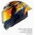 Casca NEXX X.R3R GLITCH RACER ORANGE BLUE thumb