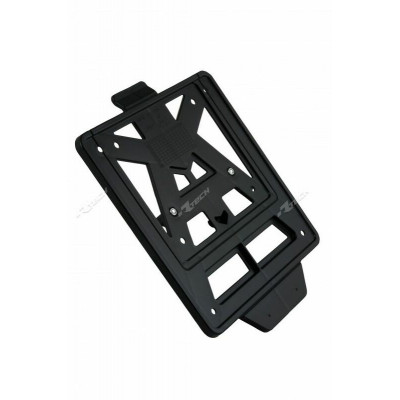 Placa pentru numar  RACETECH Black