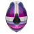 Casca  NEXX Y100R FADE PURPLE WHITE thumb
