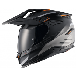 Cască Adventur NEXX  Y.TRAVL QUEST BLACK GRAY