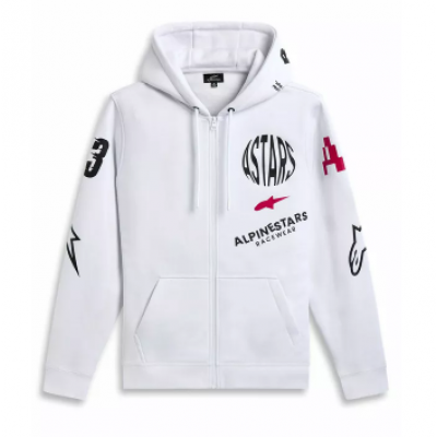 Hanorac moto  ALPINESTARS VARIEGATE WHITE