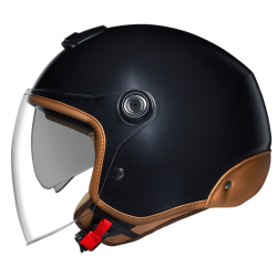 Cască pentru scuter  NEXX  Y.10 SUNNY BLACK MATT CAMEL