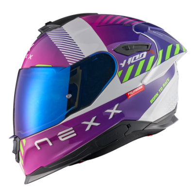 Casca  NEXX Y100R FADE PURPLE WHITE