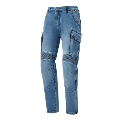 Blugi moto  SECA SQUARE II WASHED BLUE