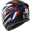 Casca moto SHARK D-SKWAL 3 FIRSTLAP MAT BK/BL/WH thumb
