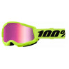 Ochelari motocross  100% STRATA2 NEON YEL MR PK