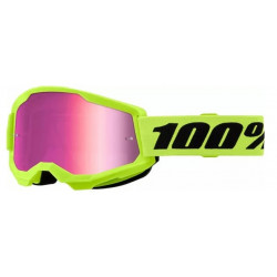 Ochelari motocross 100% STRATA2 NEON YEL MR PK Ochelari motocross 100% STRATA2 NEON YEL MR PK