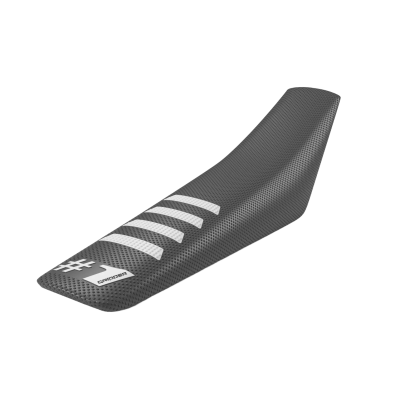 Husă universală pentru sa ONEGRIPPER RIBBED Grey/White
