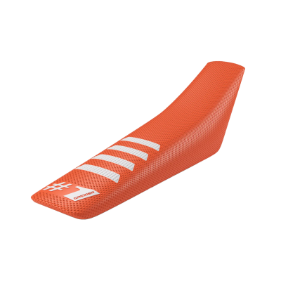 Husă universală pentru sa ONEGRIPPER RIBBED Orange/White