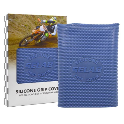 Husă de sa din silicon  SELAB Husqvarna Blue