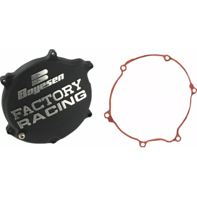 Capac pentru ambreiaj BOYESEN FACTORY CLUTCH COVER KX125 Black