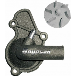 Capac și rotor pompă de apă din aluminiu BOYESEN COVER WATER PUMP RMZ450 Magnesium