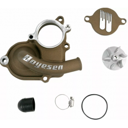 Capac și rotor pompă de apă din aluminiu BOYESEN COVER WATER PUMP RMZ450 Magnesium