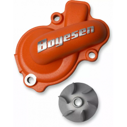 Capac și rotor pompă de apă din aluminiu BOYESEN COVER/IMP WATER PUMP Orange Capac și rotor pompă de apă din aluminiu BOYESEN COVER/IMP WATER PUMP Orange